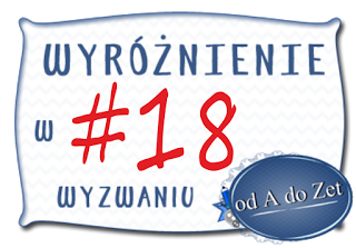 Wyróżnienie w wyzwaniu od A do Zet