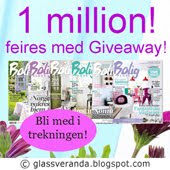 Giveaway hos Glassveranda