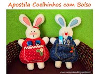 Apostila Coelhinhos com Bolso