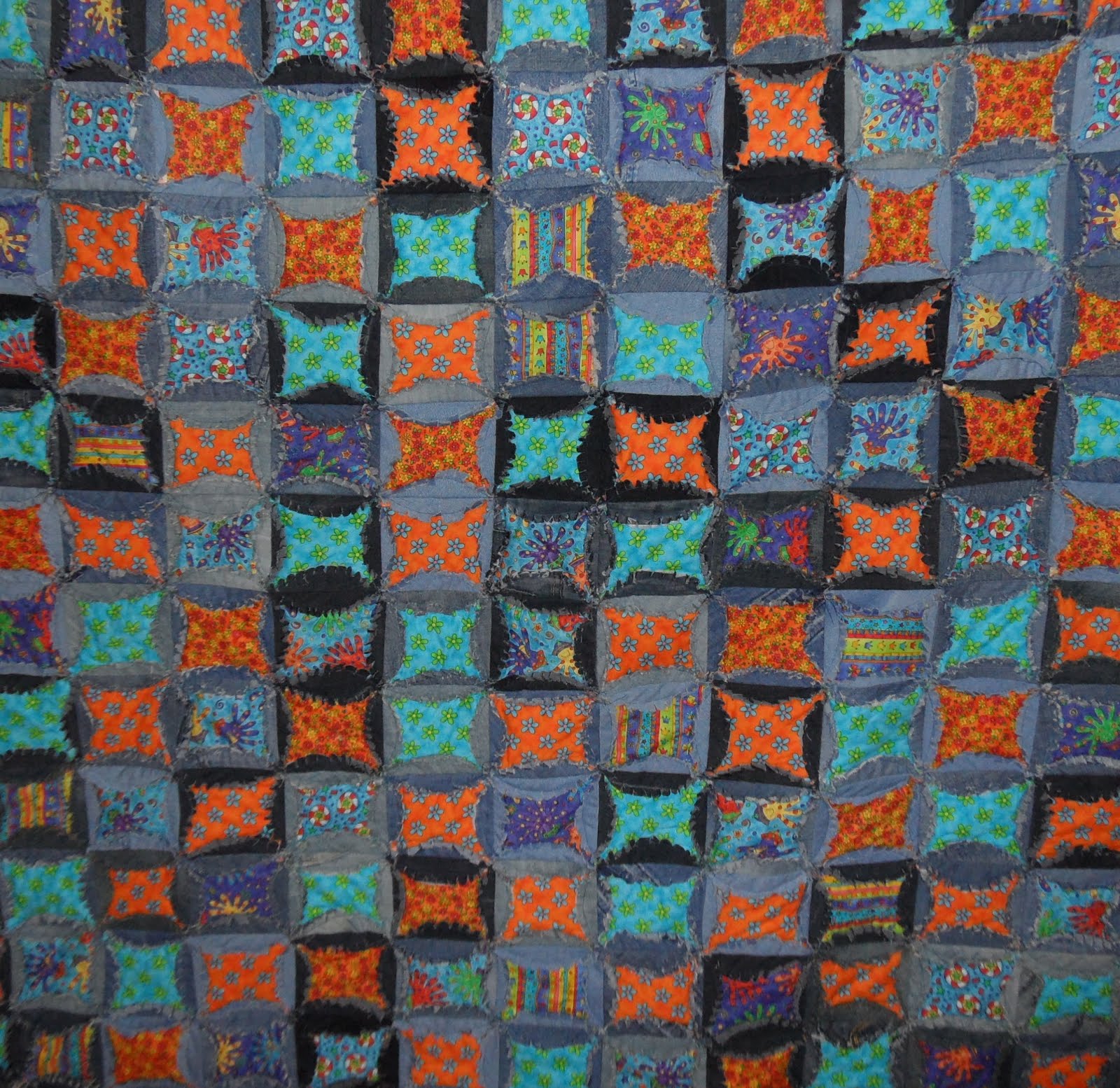 Coloured Jeans quilt