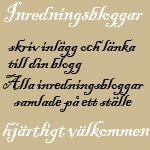 ♥ Medlem i Inredningsbloggar ♥