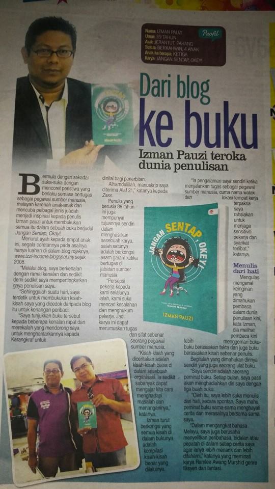 Izman Pauzi @ Sinar Harian 13/9/15