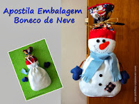 Apostila Embalagem Boneco de Neve