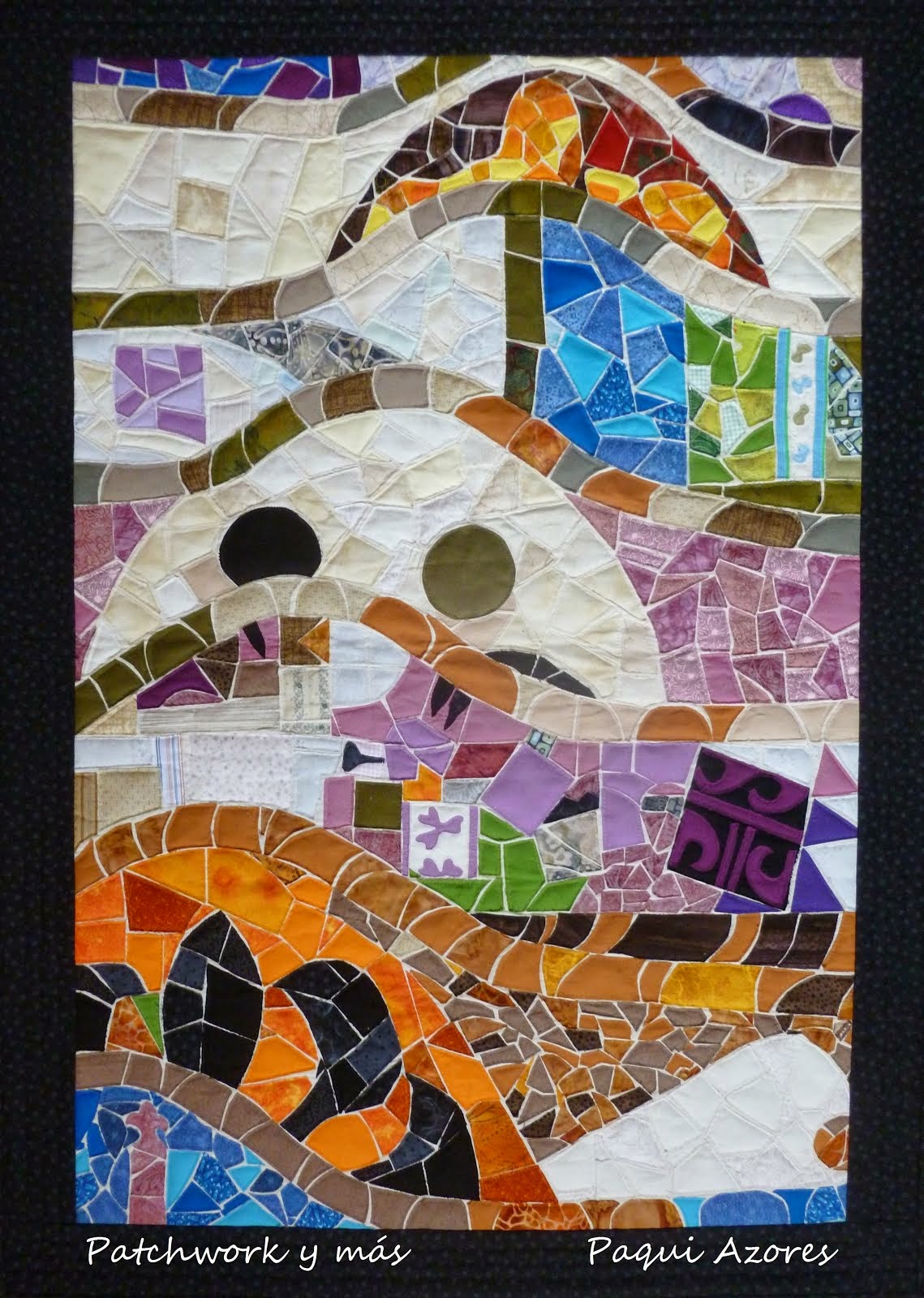 Este quilt ganó el cuarto premio del concurso de BCN Patchwork 2014