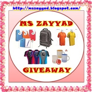 First MS ZAYYAD Giveaway