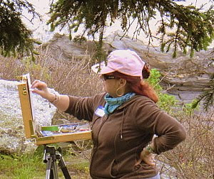 Nita Painting Plein Air