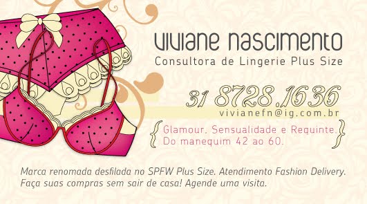 VIVIANE NASCIMENTO - CONSULTORA DE LINGERIE PLUS SIZE