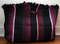 Rag rug handbag