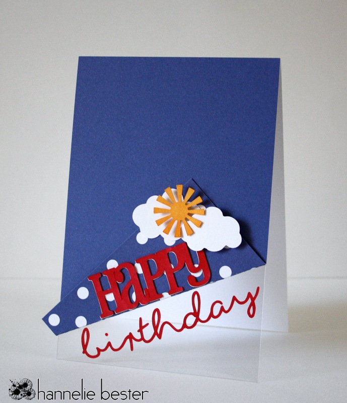 CAS birthday card