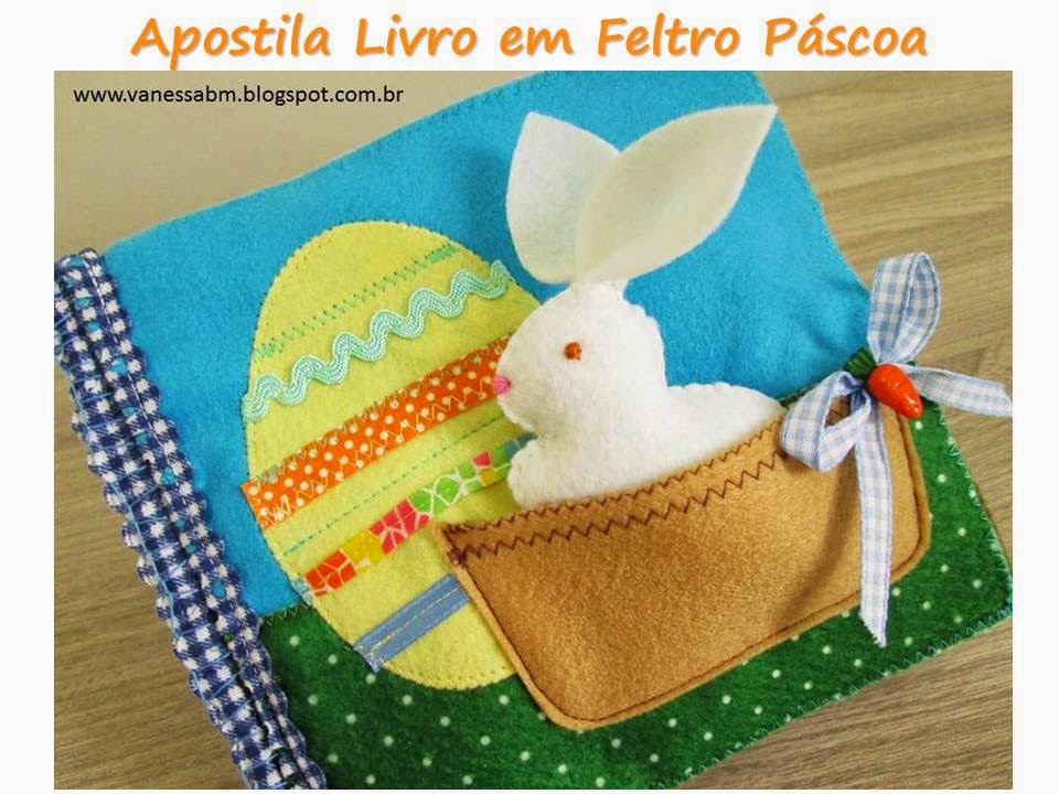 Apostila Livro em Feltro Páscoa