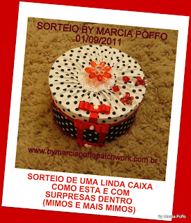 5º sorteio By Marcia Poffo 01/09