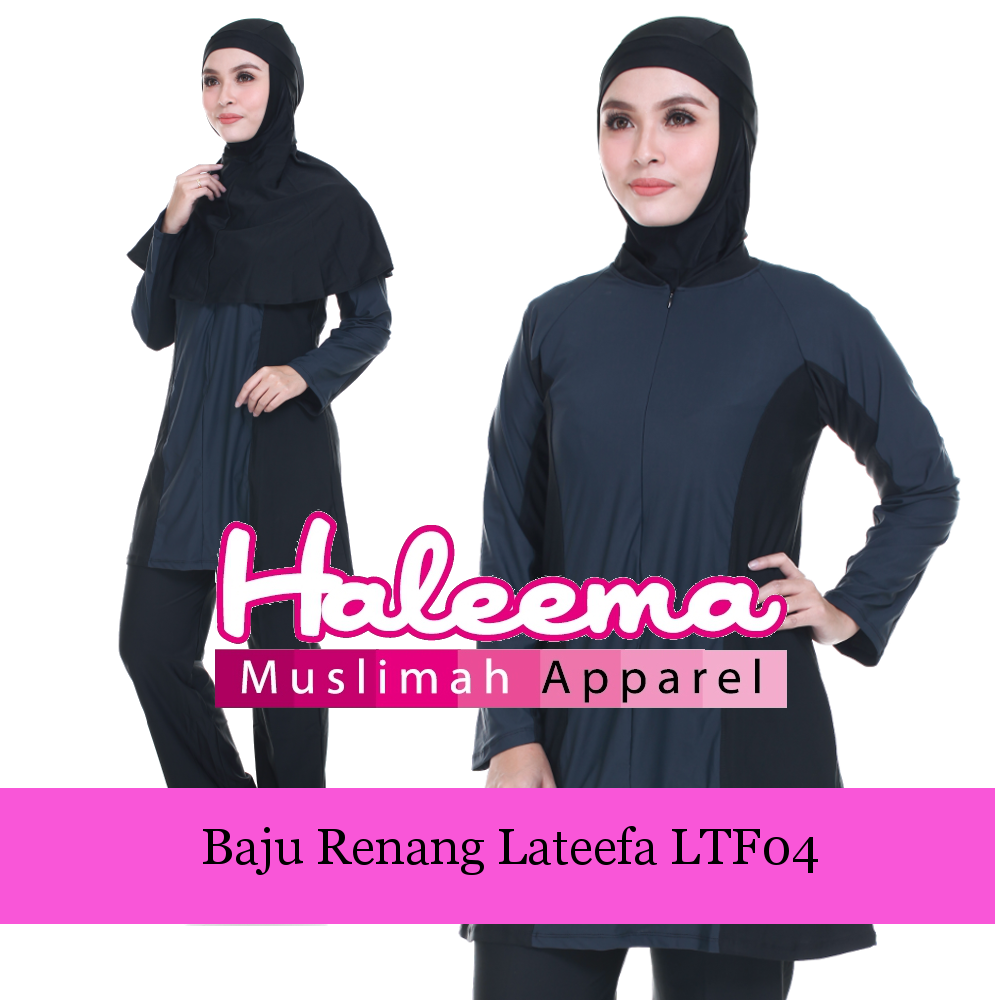 Baju Renang Muslimah Lateefa (Seluar Straight Cut)