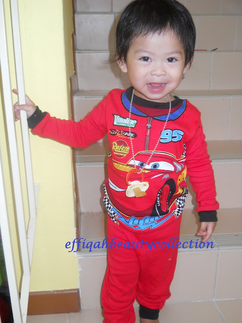 si comel menggayakan pyjamas cars