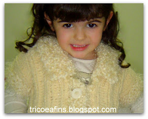 Colete infantil creme