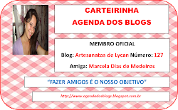 Minha carteirinha Agenda dos Blogs