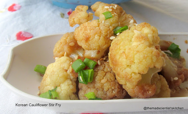 Korean Cauliflower Stir Fry