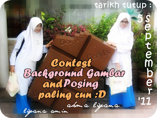 contest background and posing paling cun