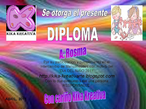 DIPLOMA DE CUMPLIMIENTO CON KIKA