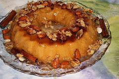 Flan de dulce de leche