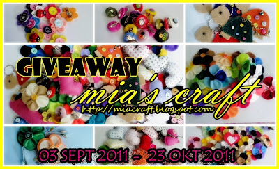 GIVEAWAY Mia's Craft