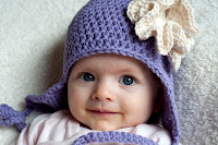 Pattern: Ruffled Rose Earflap Hat