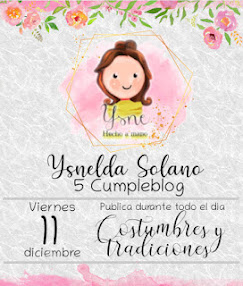 CUMPLE AÑOS BLOG YSNELDA SOLANO