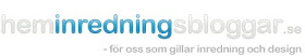 ♥ Medlem i Heminredninsbloggar ♥