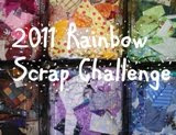 rainbow scrap challenge