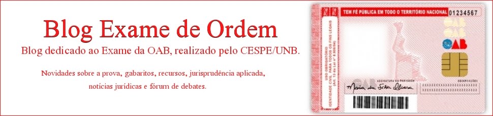 Blog Exame de Ordem