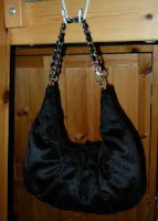 black croissant bag