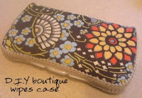 DIY boutique wipes case