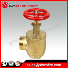 1.5"/2.5" Fire Hose Angle Valve as a Fire Department Outlet Connection