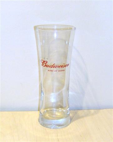 beer glass from the Anheuser Busch brewery in U.S.A. with the inscription 'Budweiser King Of Beers'