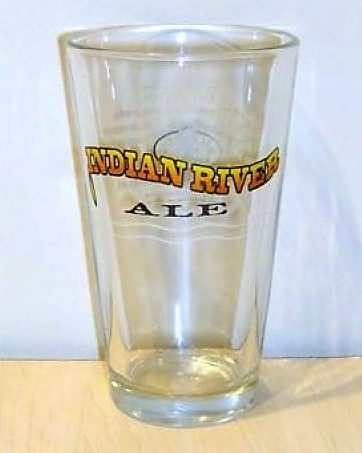 beer glass from the Heartland brewery in U.S.A. with the inscription 'Indian River Ales'