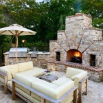 Brick Outdoor Fireplace Photos