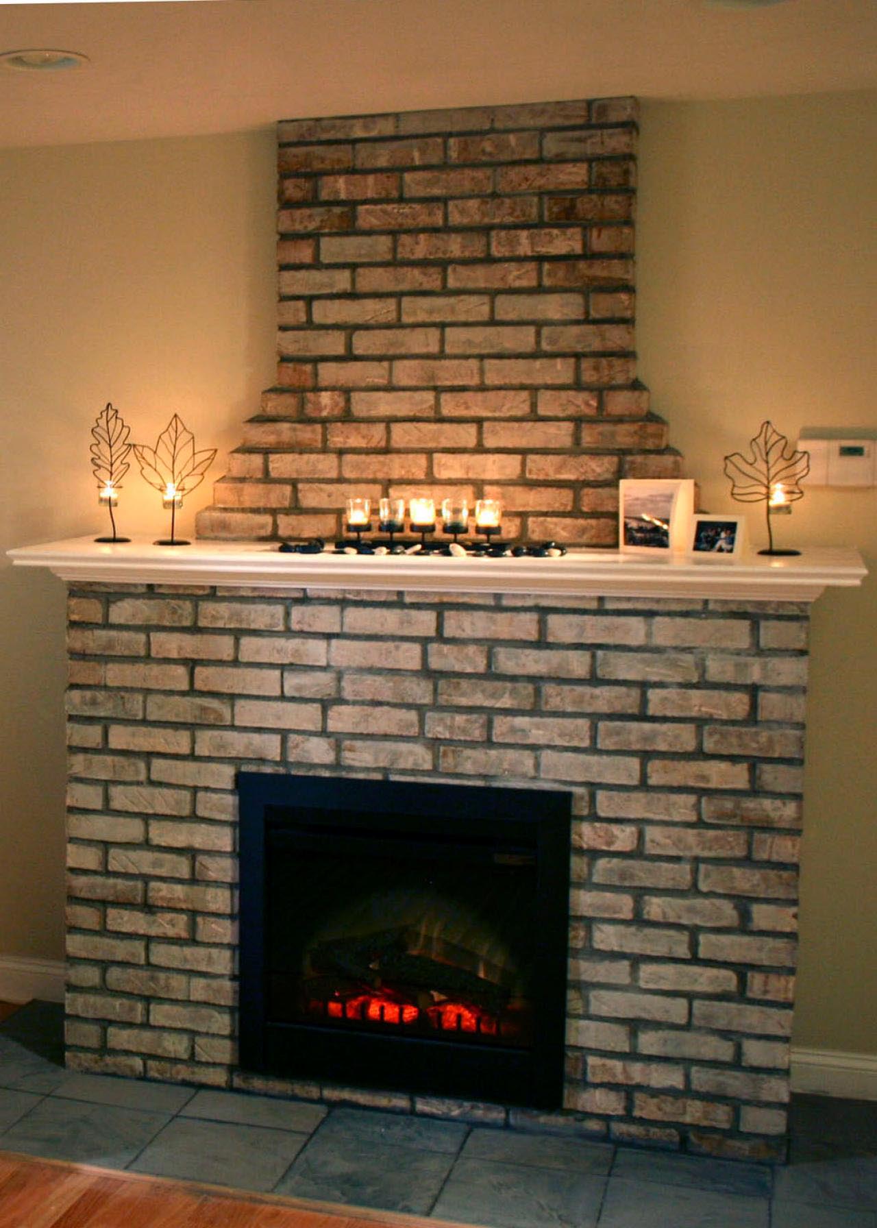 DIY Electric Fireplace Surround