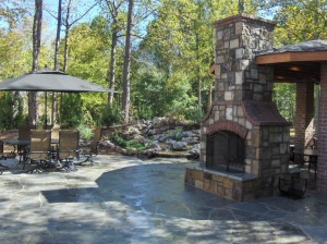 Outdoor Brick Fireplace Kits