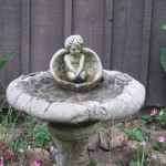 Bird Bath Fountain DIY