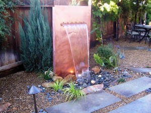 Solar Wall Fountain