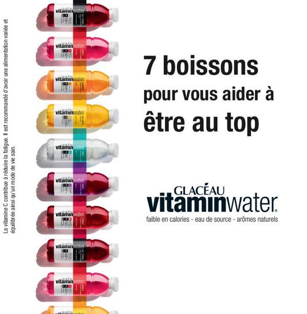 Eau vitaminée vitaminwater