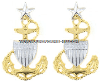 COAST GUARD SENIOR CHIEF PETTY OFFICER (E-8) METAL COLLAR INSIGNIA