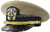 U.S. NAVY OFFICER/CWO KHAKI CAP (O-1 TO O-4, W-2 TO W-5)