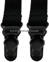 US Military Black Shirt Garters