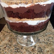 Smores Chocolate Trifle