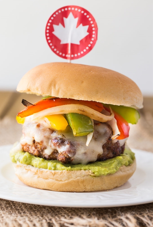 Chicken Fajita Burgers