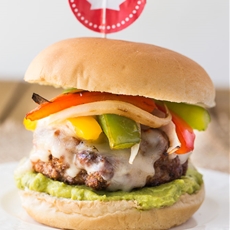 Chicken Fajita Burgers