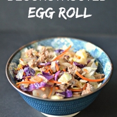 Deconstructed Egg Roll