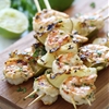 Grilled Cilantro Lime Shrimp Kebabs