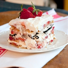 Strawberry Icebox Cake