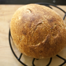 Homemade bread in the crockpot